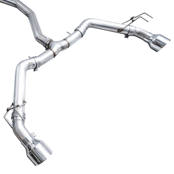 AWE Tuning 22+ Honda Civic Si/Acura Integra Track Edition Cat-Back Exhaust - Dual Chrome Silver Tips