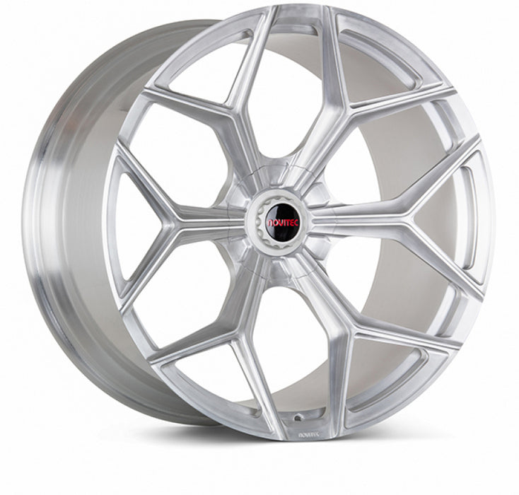 Vossen x Novitec NL4-5L 23x10.5 - 5x130 BP - ET21 - Brushed Gloss Clear Lamborghini Urus Front Wheel