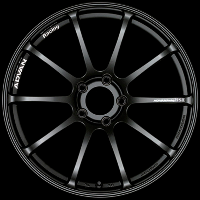 Advan RSII 17x7.5 / +48 Offset / 5x112 / 66.5mm Bore / Semi Gloss Black
