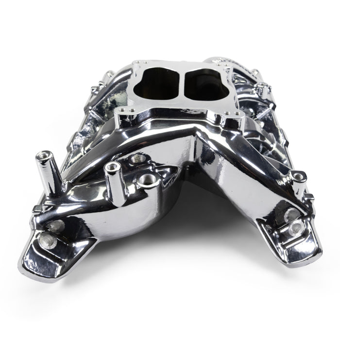 Edelbrock Pontiac 326-455 Performer RPM Intake Manifold - Chrome Plasma Finish