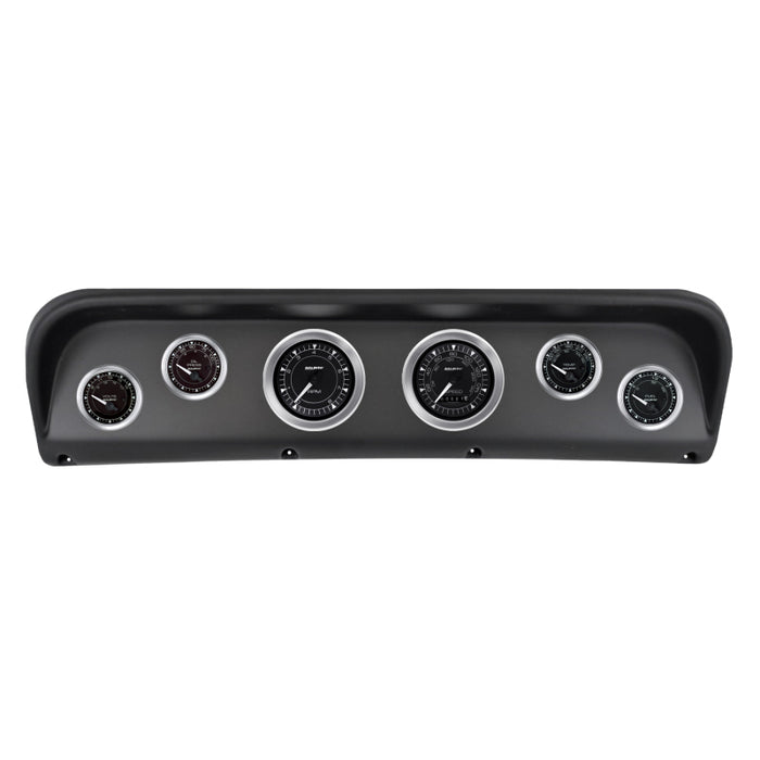 Autometer Chrono Direct Fit Dash Kit 67-72 Ford F100 (2 x 3-3/8in. / 4 x 2-1/16in.)