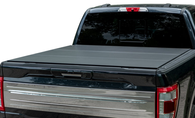Access LOMAX Tri-Fold Cover 04-14 Ford F-150 6ft 6in Bed - Carbon Fiber Finish