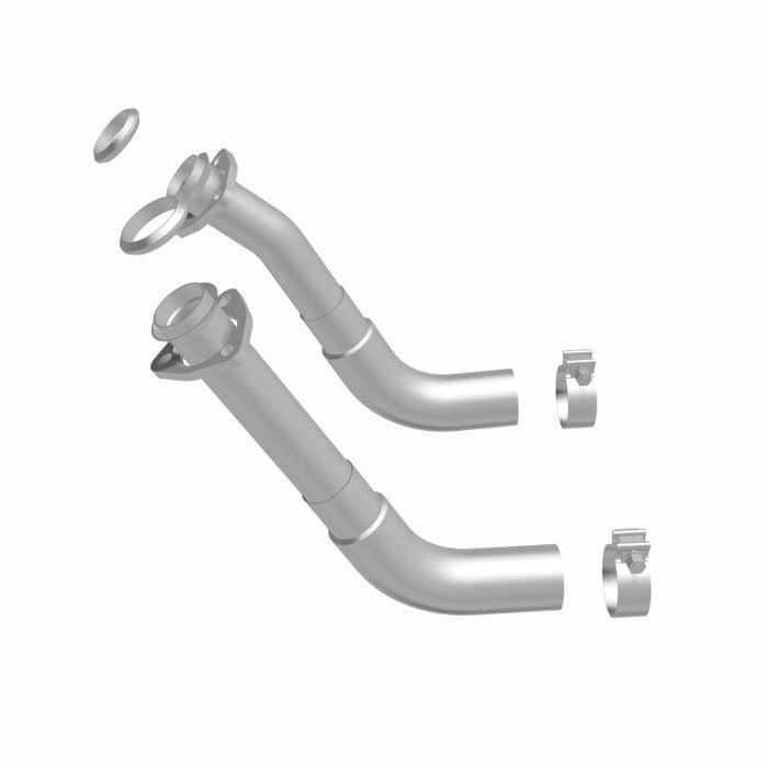 MagnaFlow 66-72 Chevy C10 Pickup V8 2-Piece Front Exhuast Pipe Kit (2in Tubing/Clamps/Inlet Flanges)