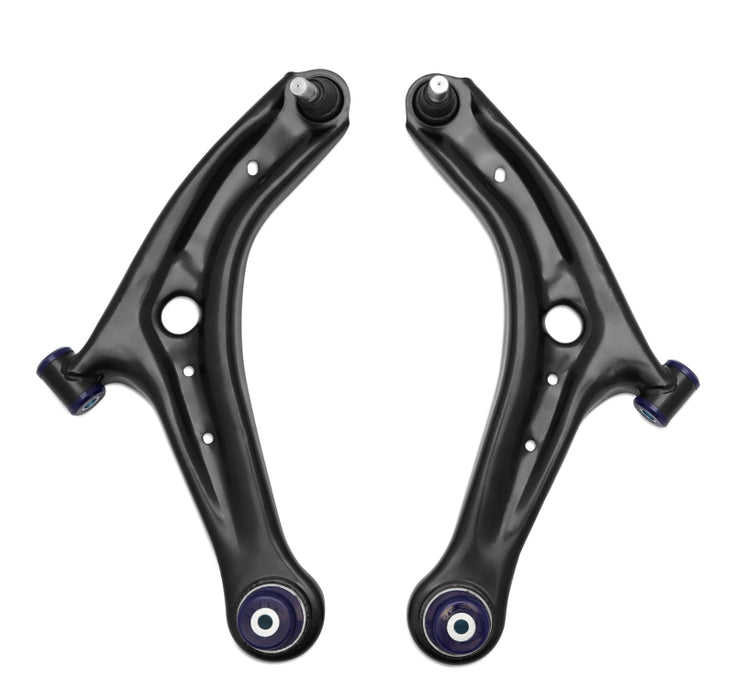 SuperPro 13-17 Ford Fiesta Complete Front Lower Control Arm Kit (Caster Increase)