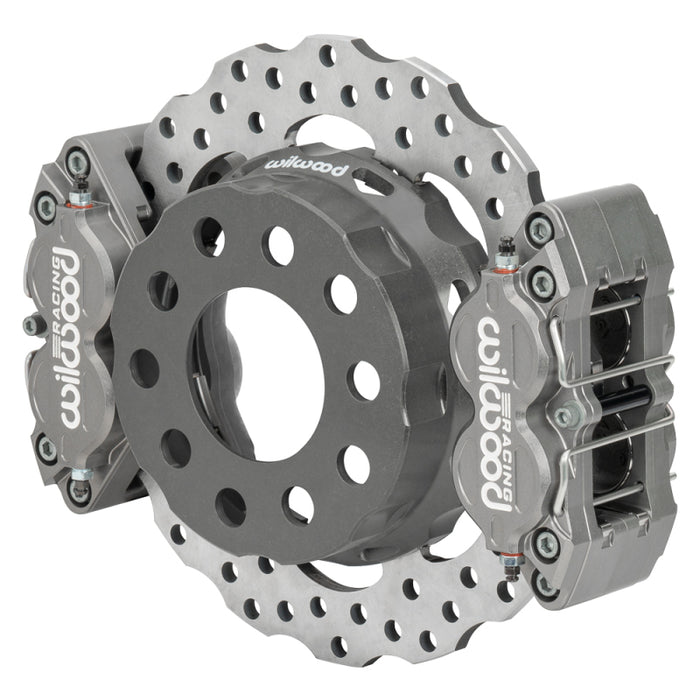 Wilwood Olds/Pont Dynapro SA Lug Drive Dynamic Dual Rear Drag Brake Kit - 2.81 Offset/.68 Stud