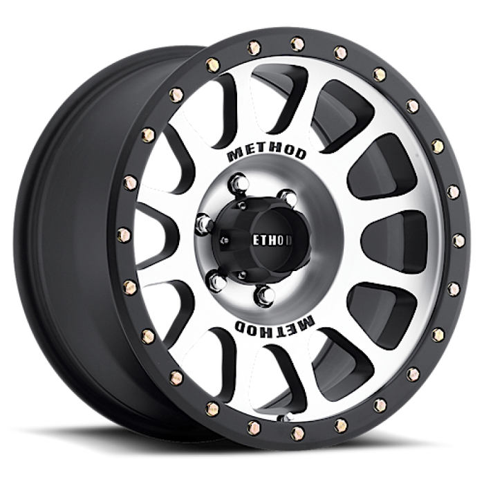 Method MR305 NV 17x8.5 25mm Offset 6x5.5 108mm CB Machined/Black Street Loc Wheel
