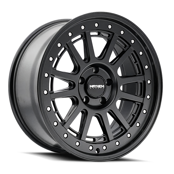 Mayhem 8305 Compass 15x7 / 5x100 BP / 15mm Offset / mm Hub Matte Black Wheel
