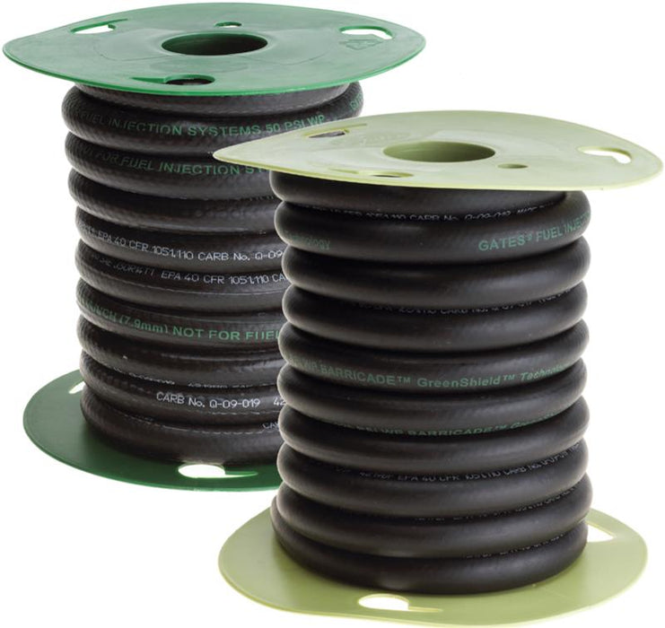 Gates 1/4in x 15 feet (Box) 225 PSI Barricade Fuel Injection Hose w/ GreenShield Technology
