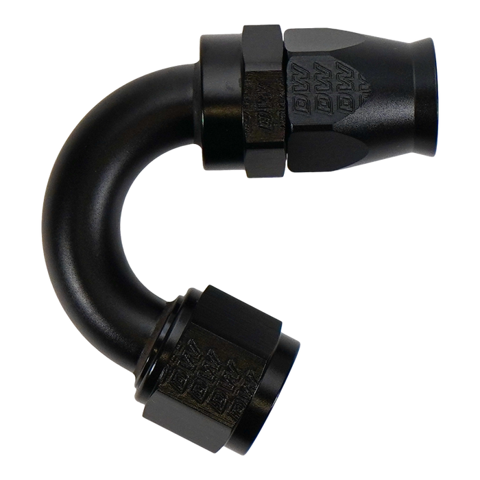 DeatschWerks 10AN Female Flare Swivel (Incl Ferule/Olive) 150-degree Hose End PTFE