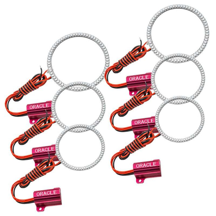 Oracle 93-98 Toyota Supra LED Headlight Halo Kit - Red