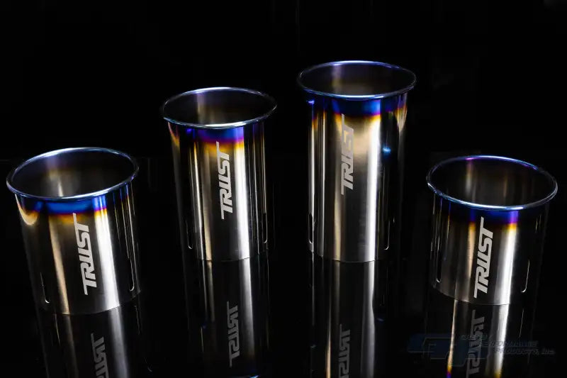 GReddy PE-TR Rolled Tip-Burnt-Ti L 130mm x 115mm