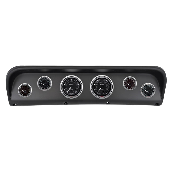 Autometer Chrono Chrome Direct Fit Dash Kit 67-72 Ford F100 (2 x 3-3/8in. / 4 x 2-1/16in.)