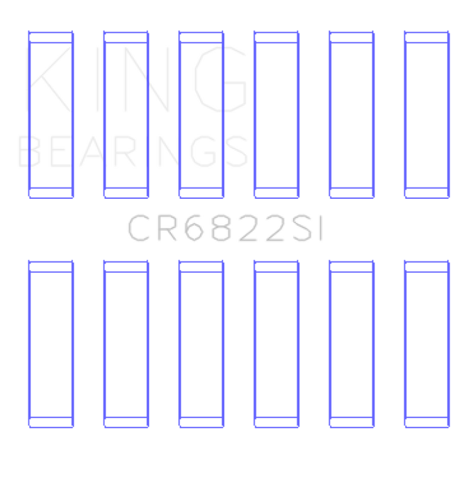 King Engine Bearings Chrysler 226 (3.7L) (Size +0.75mm) Connecting Rod Bearing Set