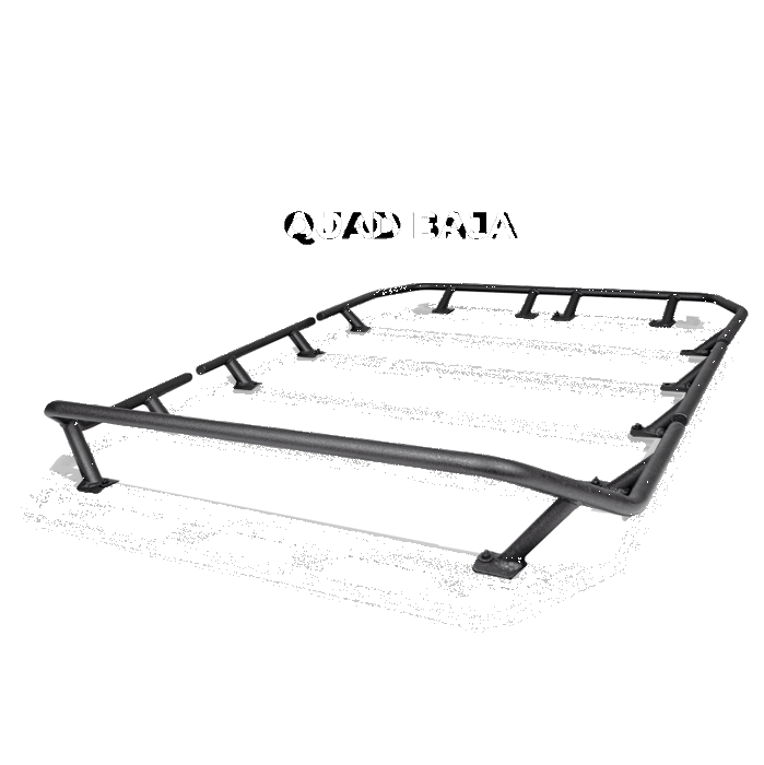 Go Rhino SRM300 Quad Baja Rail Kit (For 80x40in. Rack) - Tex. Blk (Rails ONLY - Req. Platform)