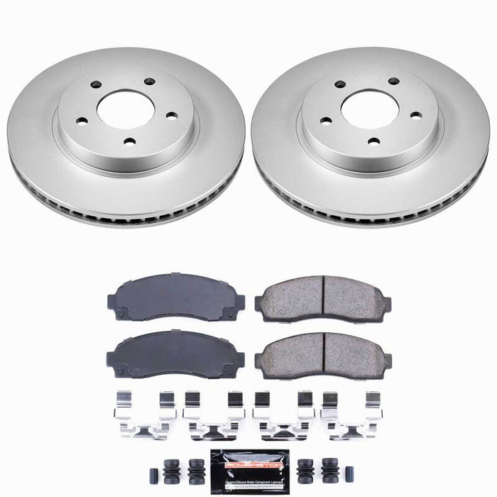Power Stop 05-06 Chevrolet Equinox Front Z23 Coated Brake Kit