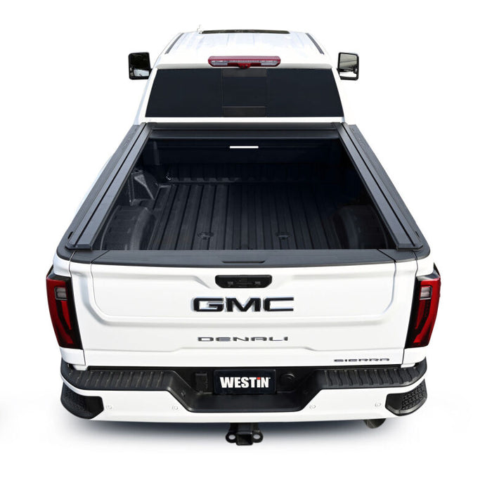 Westin 20-26 GM Silverado/Sierra 2500/3500 6.5ft Bed Electric Retractable Tonneau Cover - Black