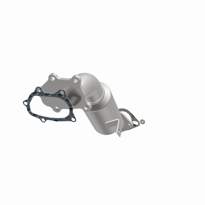 MagnaFlow Direct Fit Catalytic Converter 08-09 Subaru STi front OEM