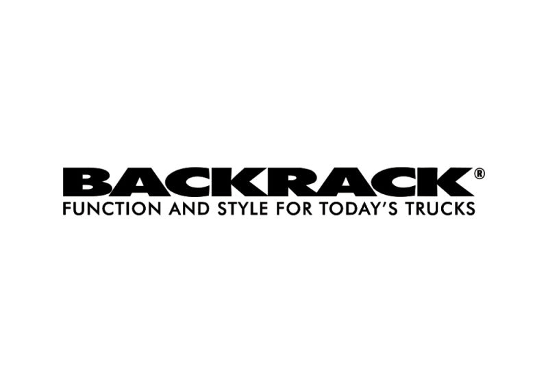 BackRack Utility Body Safety Rack Gloss Black - Frame Only HW Kit Required