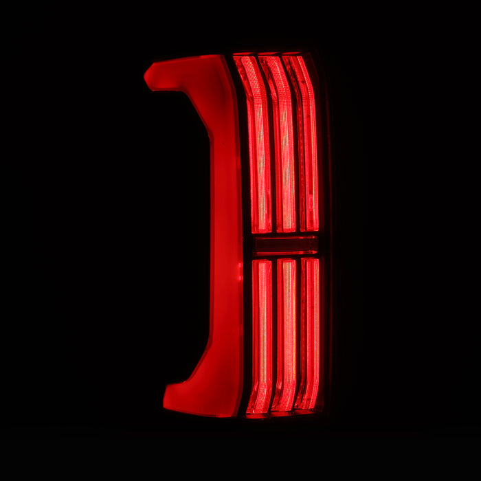 AlphaRex 24-25 Toyota Tacoma NOVA-Series LED Prismatic Tail Lights - Alpha-Black