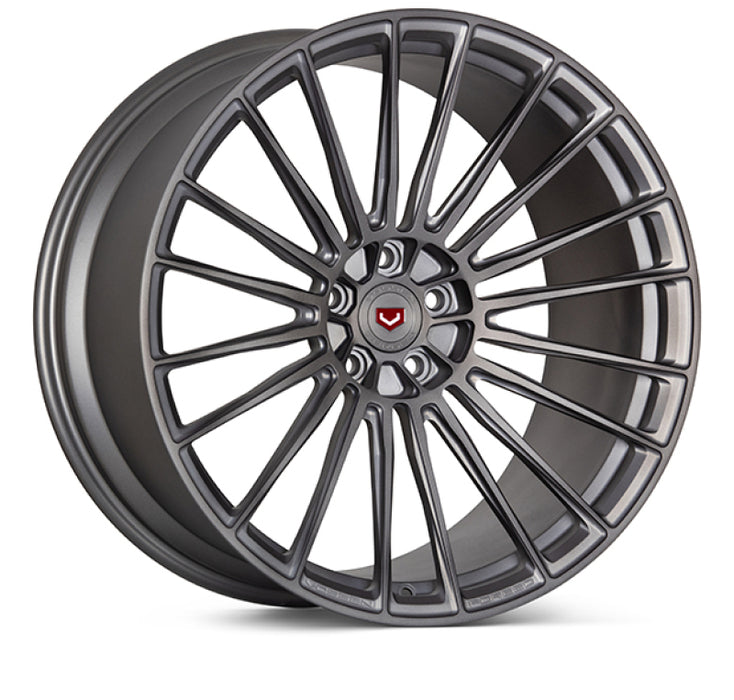 Vossen Forged S17-04 -22X11.5 / 5X120 / 74.1 - Brushed Stealth Grey Fountain Blue V F9X X5M Rear
