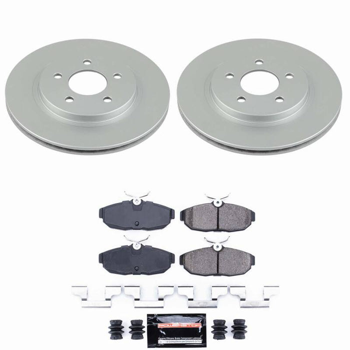 Power Stop 05-11 Ford Mustang Rear Z23 Coated Brake Kit