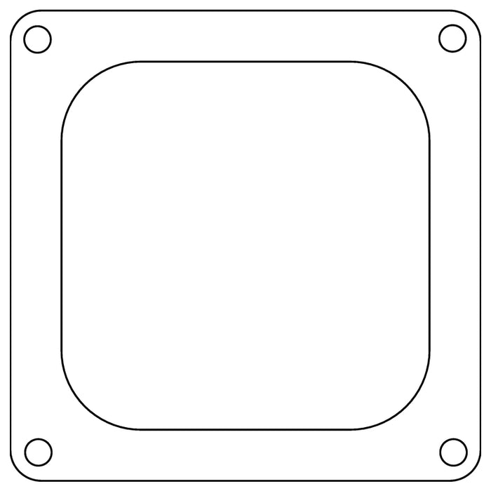 Cometic Holley 4500 Dominator .047in Fiber Carburetor Gasket - 4.775in x 4.775in - Open Plenum