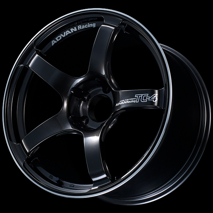 Advan TC4 16x6.5 / +37 Offset / 4x100 / 63mm Bore / Black Gunmetallic and Ring