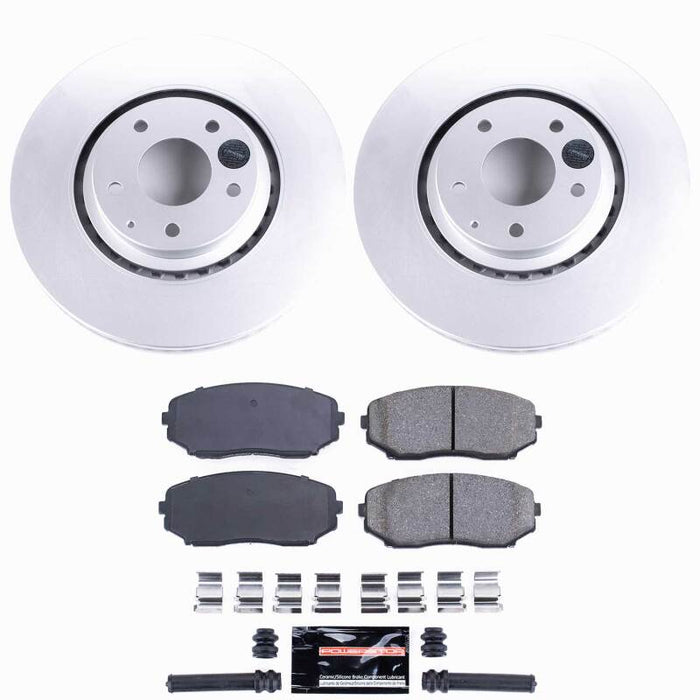 Power Stop 19-25 Mazda CX-5 Front Z23 Coated Brake Kit