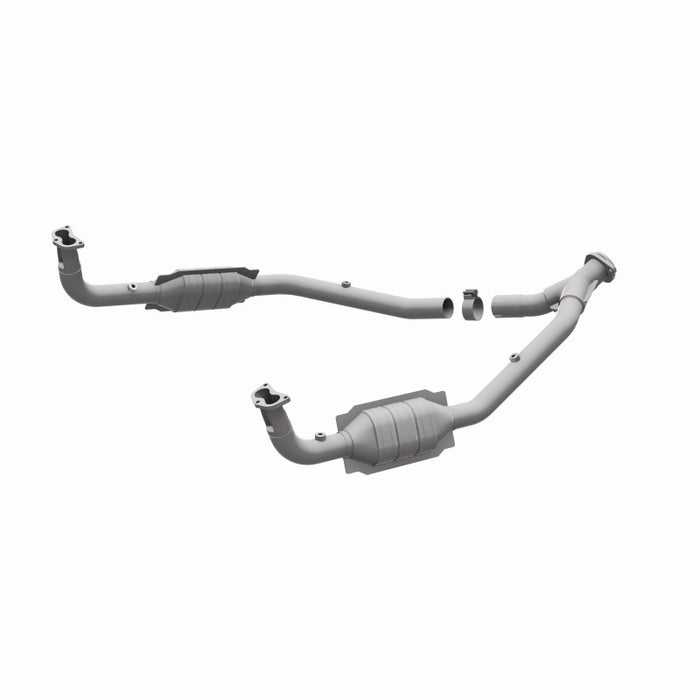 MagnaFlow DF Cat. Conv 97 Land Rover Defender 90 4.0L Y-Pipe Assy / 96-99 Discovery 4.0L Y-Pipe Assy