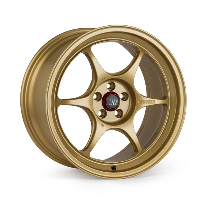 Enkei PF06 16x7 4x100 45mm Offset 67mm Bore Gold Wheel (MOQ 40)