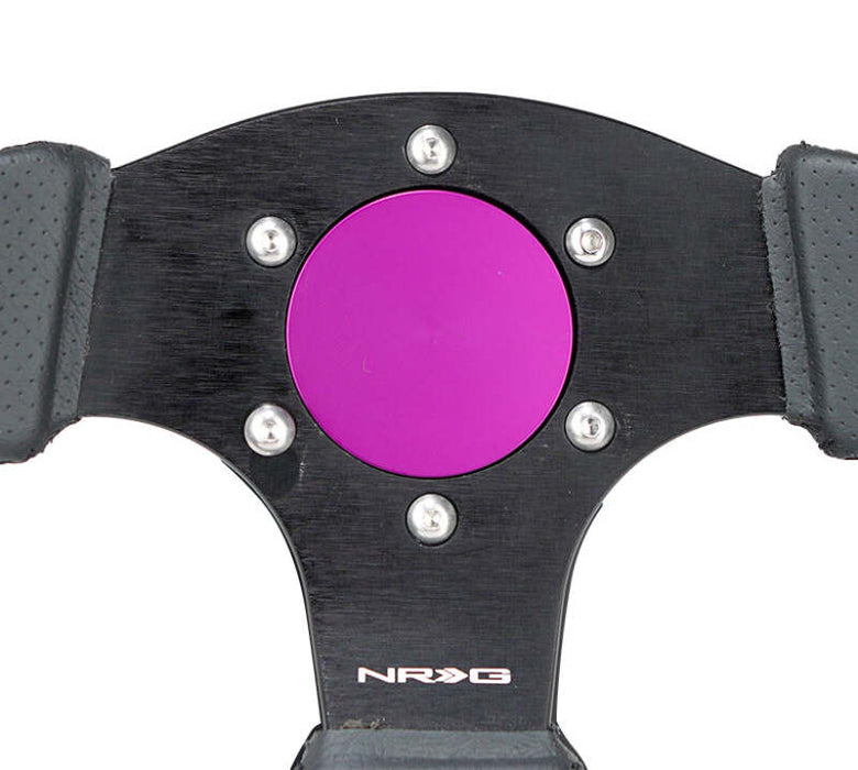 NRG Horn Delete Plate Flush Fitting - Purple