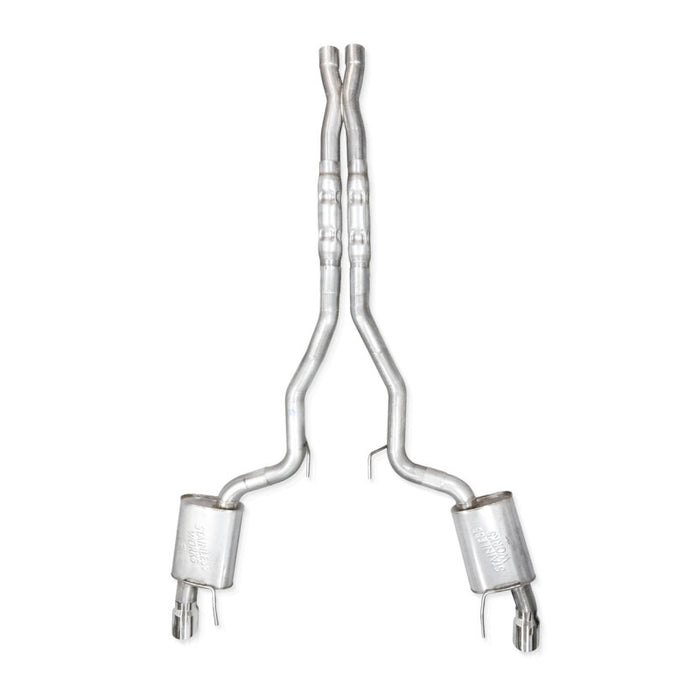 Stainless Works 2024 Mustang GT Catback Dual Tips Redline Sound H-Pipe Performance Connect Exhaust