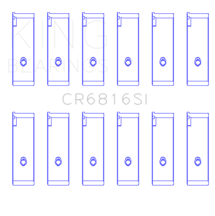 King Engine Bearings Suzuki H20A/H25A/H27A (Size +0.50mm) Connecting Rod Bearing Set