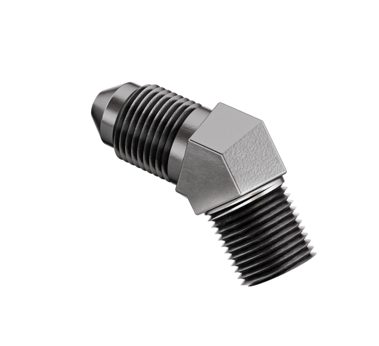 Goodridge 45 Deg Male Adaptor AN3 to 1/8 NPT
