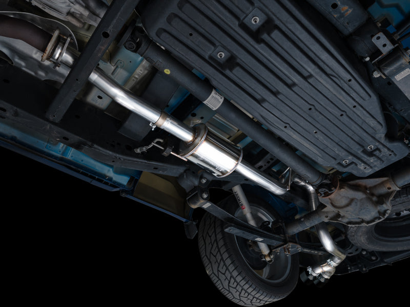 AWE 21-25 Ford F150 (14th Gen Reg Cab) Cat-Back Exhaust - 4.5in Dual Side Exit Diamond Black Tips