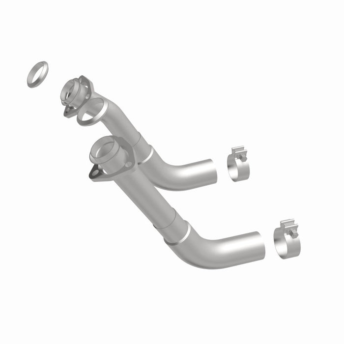 MagnaFlow 66-72 Chevy C10 Pickup V8 2-Piece Front Exhuast Pipe Kit (2in Tubing/Clamps/Inlet Flanges)