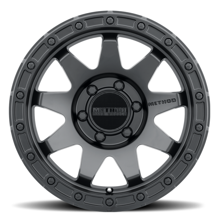 Method MR317 17x9 -12mm Offset 5x5 71.50mm CB Matte Black Wheel