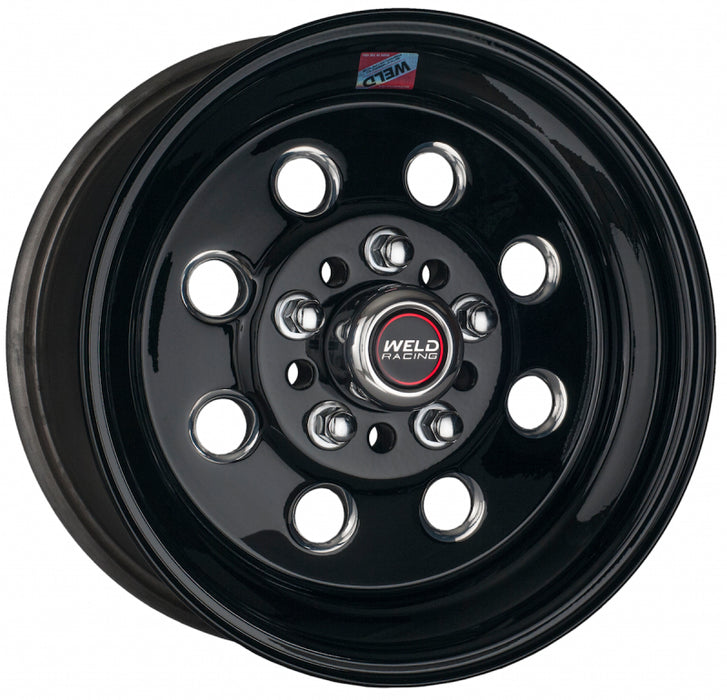 Weld Draglite 15x3.5 / 5x4.5 /4.75 BP / 1.375 BS Gloss Black Wheel - Non-Beadlock