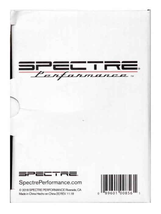 Spectre Universal Intake Tube Kit 3in. - Aluminum - Black
