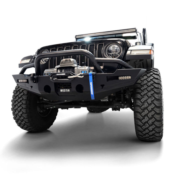 Westin 20-25 Jeep Gladiator / 18-25 Wrangler JL XTS Front Bumper - Tex. Blk