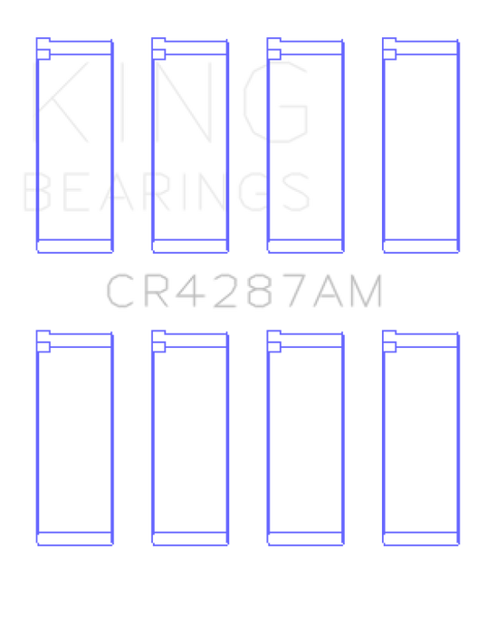 King Engine Bearings Honda B18C1/B18C5 (Size +0.25mm) Connecting Rod Bearing Set