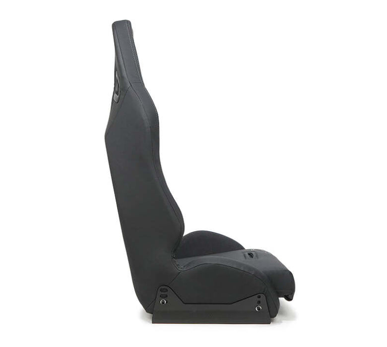 NRG Defender Water Resistant Steel Frame Susp. Seat - Silver w/Black Trim/Defender Logo/Side Bracket