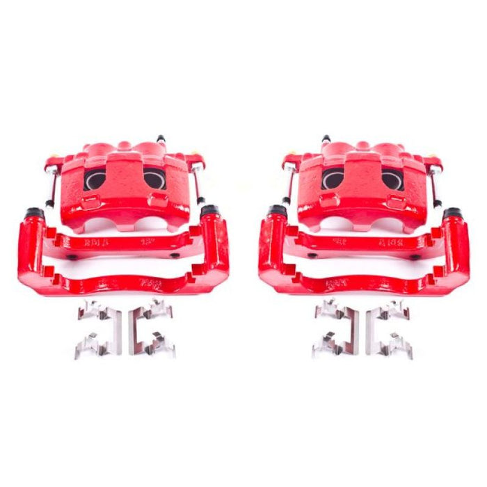 Power Stop 06-11 Buick Lucerne Front Red Calipers w/Brackets - Pair