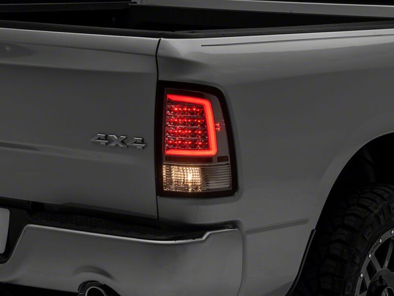 Raxiom 09-18 Dodge RAM 1500 Axial Series LED Tail Lights- Chrome Housing- Clear Lens
