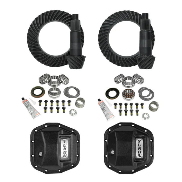 Yukon Gear Jeep JL/JT Stage 2 Re-Gear Kit w/Covers Dana 44 - 4.56 Ratio/28 Spline
