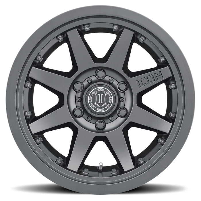 ICON Rebound Pro 17x8.5 / 5x5.5 / 0mm / 4.75in BS Satin Black Wheel