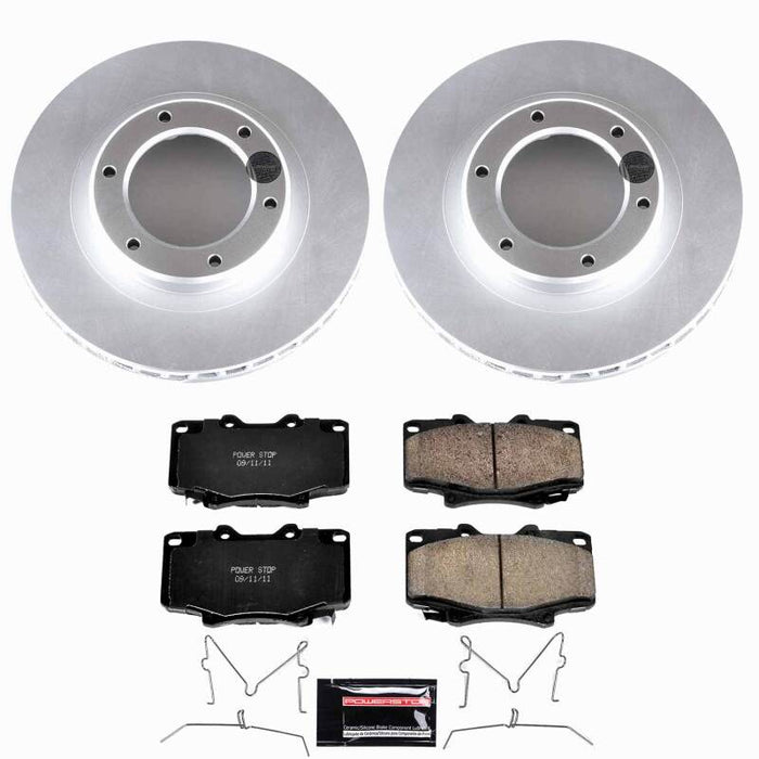 Power Stop 96-97 Lexus LX450 Front Z23 Coated Brake Kit