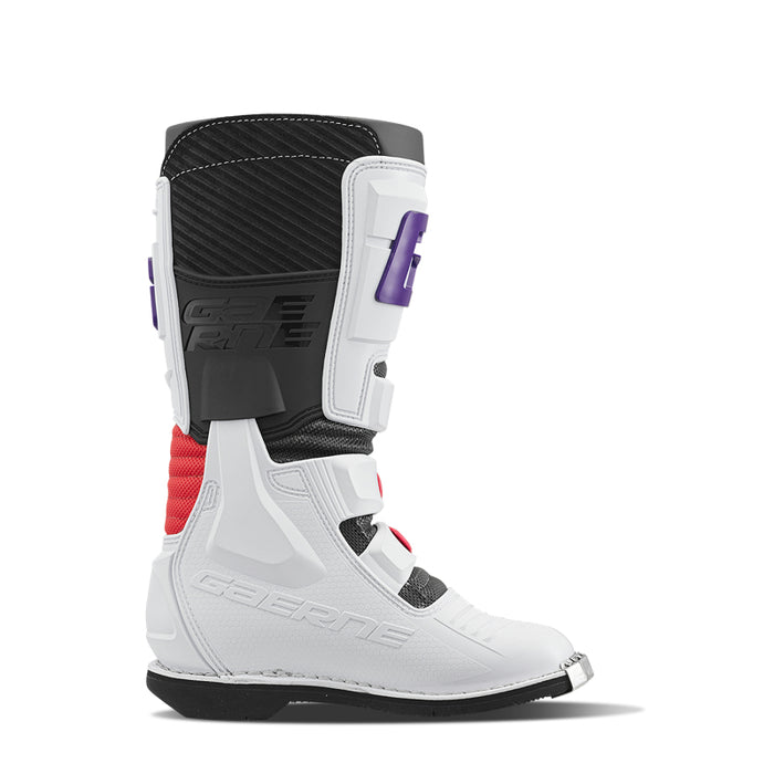 Gaerne GXJ Boot White/Red/Purple Size Youth - 6