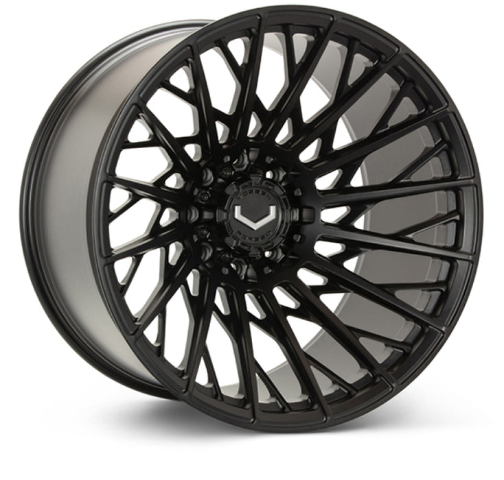 Vossen VFX-02T 24x14 - 8x180 - ET75 - Mega Deep - 124.3 - Satin Black Wheel