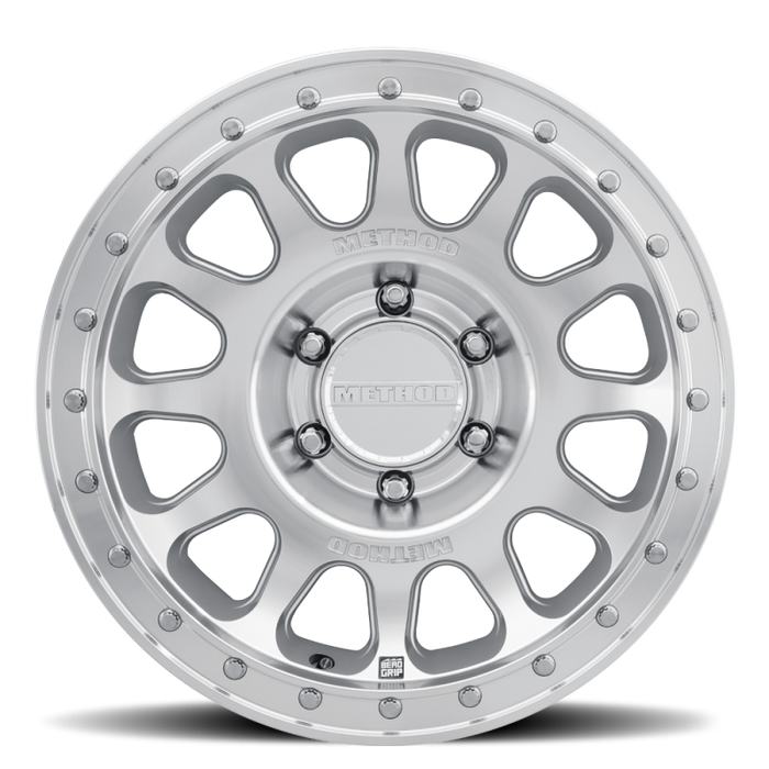 Method MR709 HD Bead Grip 17x 8.5in / ET0 / 5x5 BP / 71.5mm Bore - Machined Wheel